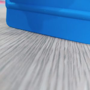 Detalle vinilo imitación madera Detalle vinilo imitación madera