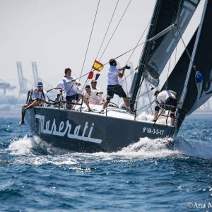 Copa del Rey, rotulación del barco (casco y vela)