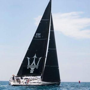 Copa del Rey, rotulación del barco (casco y vela)